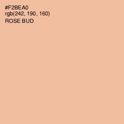 #F2BEA0 - Rose Bud Color Image